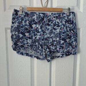 Calvin Klein Blue Patterned Athletic Shorts